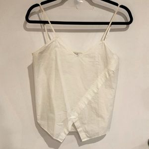 10 Crosby Derek Lam white spaghetti strap top